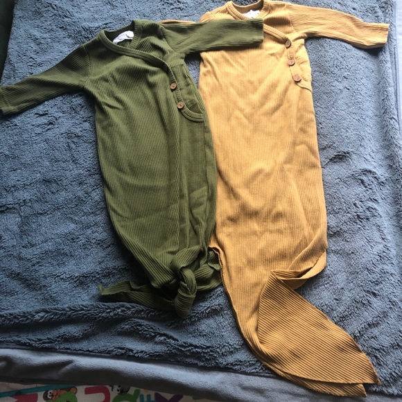 lucy lue organics Other - Set of  Lucie Lue organic kimono knotted gowns